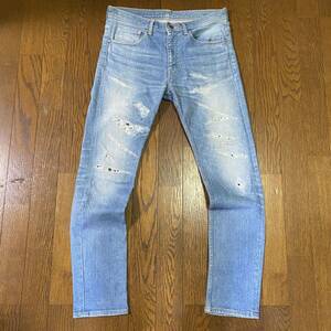 STUDIOUS( stereo . Dio s) damage & repair processing stretch skinny tapered Denim pants / jeans 2