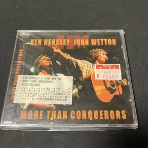 S14c 未開封 CD ケンヘンズレー&ジョンウェットン KEN HENSLEY/JOHN WETTON MORE THAN CONQUERORS