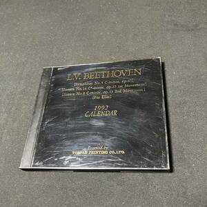 s14a CD L.V. BEETHOVEN 1992CALENDER 凸版印刷株式会社 非売品