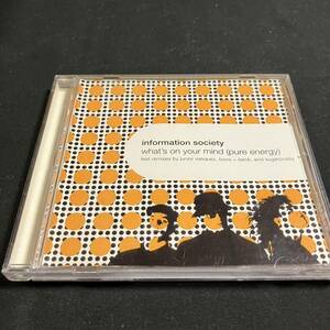 ZF1 CD INFORMATION SOCIETY INFORMATION SOCIETY WHATS ON YOUR MIND