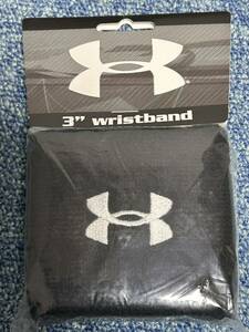 UNDER ARMOUR wristband black new goods unused 