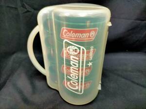 ★コールマン オリジナル レジャーコップセット ケース付き 4個セット サッポロビール