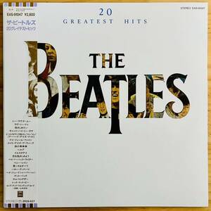 LP■ROCK//BEATLES 帯/20 GREATEST HITS/ODEON EAS-91047/国内82年PRESS OBI/帯/人気曲/代表曲を網羅/ビートルズ/20 グレイテスト・ヒッツ