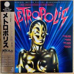 LP■サントラ/METROPOLIS メトロポリス/CBS/SONY 28AP 2910/国内84年ORIG OBI帯 美盤/GIORGIO MORODER/ジョルジオモロダー/FREDDIE MERCURY