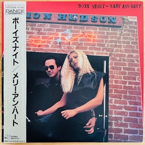 LP■NEW WAVE/MARRY ANN HART/BOYS NIGHT/CANYON C25Y0046/国内83年ORIG JAPAN ONLY PRESS PROMO OBI/帯/メリーアンハート/BOB HART Pro