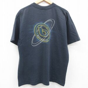 XL/古着 ビラボン 半袖 ビンテージ Tシャツ メンズ 00s コットン クルーネック 紺 ネイビー 23aug28 中古 3OF