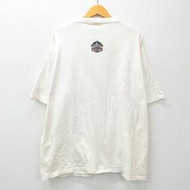 XL/古着 スターター 半袖 ビンテージ Tシャツ メンズ 90s 犬 フットボール 大きいサイズ コットン クルーネック 生成り 24mar01 中古_画像2