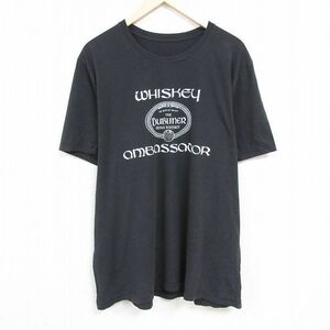 XL/古着 半袖 Tシャツ メンズ ザダブリナー 大きいサイズ クルーネック 黒 ブラック 24mar04 中古