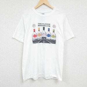 XL/古着 半袖 Tシャツ メンズ ブルックリンリパブリックヲッカ クルーネック 白 ホワイト 24mar04 中古