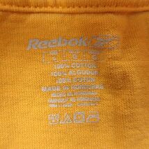 XL/古着 リーボック REEBOK 半袖 Tシャツ メンズ NFL ピッツバーグスティーラーズ 大きいサイズ コットン クルーネック 濃黄 イエロー アメ_画像4