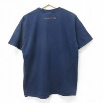 XL/古着 半袖 ビンテージ Tシャツ メンズ 00s JCL コットン クルーネック 紺 ネイビー 24mar09 中古_画像2