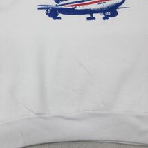 古着 ジャージーズ 長袖 スウェット キッズ ボーイズ 子供服 90s アメリカン航空 飛行機 クルーネック 白 ホワイト spe 23sep26_画像6