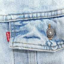 XL/古着 リーバイス Levis 70598 長袖 ジージャン メンズ 00s 薄紺 ネイビー デニム 23nov14 中古 アウター Gジャン ジャケット_画像3