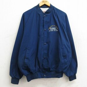 XL/古着 長袖 ジャケット メンズ 00s OFEDERAL MOGUL ラグラン 紺 ネイビー 23dec13 中古 アウター ジャンパー ブルゾン