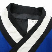 XL/古着 長袖 ジャケット メンズ ANSONIA 大きいサイズ ショート丈 青他 ブルー 23dec14 中古 アウター ジャンパー ブルゾン_画像9