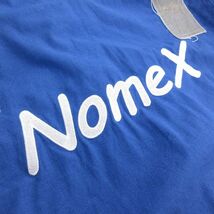 W36/古着 レッドウィング 長袖 ツナギ メンズ ワンポイントロゴ NomeX 刺繍 リフレクター 青 ブルー 23jan09 中古 オールインワン ボト_画像6