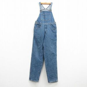 W35/ б/у одежда Guess GUESS комбинезон мужской 90s хлопок темно-синий темно-синий Denim 23aug04 б/у низ 