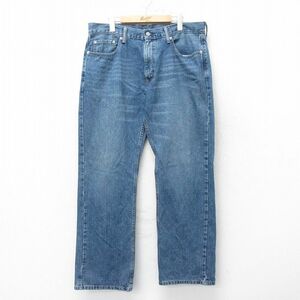 W36/古着 リーバイス Levis 559 ジーンズ メンズ ヒゲ コットン 紺 ネイビー デニム 23dec16 中古 ボトムス ジーパン Gパン ロング パ