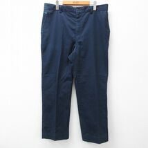 W38/古着 レッドキャップ ワーク パンツ メンズ 90s 紺 ネイビー 23sep19 中古 ボトムス ロング_画像1