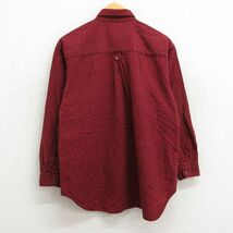 古着 ギャップ GAP 長袖 シャツ レディース 90s コットン エンジ他 spe 23aug22 中古 ブラウス トップス_画像3