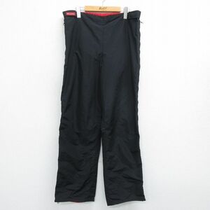 W35/古着 コロンビア ナイロン パンツ メンズ 90s 黒 ブラック 23dec08 中古 ボトムス ロング