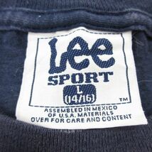 古着 リー Lee 半袖 ビンテージ Tシャツ キッズ ボーイズ 子供服 00s MLB ボストンレッドソックス ペドロマルティネス 45 クルーネック_画像7