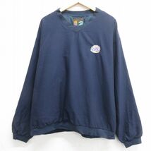 XL/古着 長袖 トップス メンズ 90s ミラーライト 大きいサイズ 紺 ネイビー 23jan31 中古 アウター_画像1