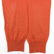 XL/古着 長袖 セーター メンズ 00s 大きいサイズ クルーネック オレンジ系 23nov13 中古 ニット トップス_画像6