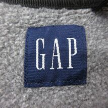 L/古着 ギャップ GAP 長袖 フリース ジャケット メンズ 00s Vネック オレンジ 23nov13 中古 アウター_画像4