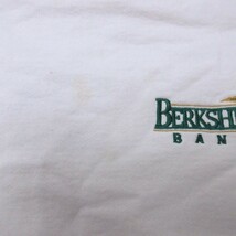 M/古着 フルーツオブザルーム 長袖 スウェット メンズ 90s BERKSHIRE BANK クルーネック 白 ホワイト 23oct02 中古 スエット トレーナ_画像4