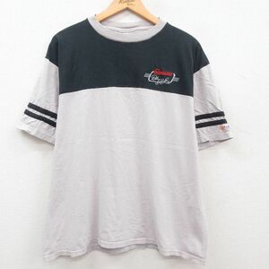 XL/古着 半袖 Tシャツ メンズ NASCAR デイルアンハート ツートンカラー 大きいサイズ クルーネック グレー他 23apr28 中古