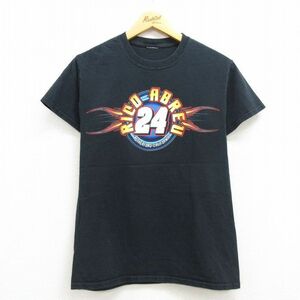 S/古着 半袖 Tシャツ メンズ リコアブレク レーシングカー クルーネック 黒 ブラック 22apr22 中古