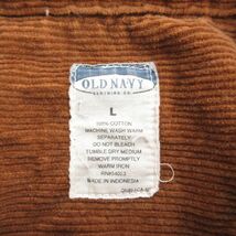 XL/古着 オールドネイビー OLD NAVY 長袖 シャツ メンズ コーデュロイ 太畝 コットン 茶 ブラウン 23nov10 中古 トップス_画像4