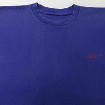 XL/古着 ホビー 半袖 ビンテージ Tシャツ メンズ 90s サーフボード ネイティブ柄 クルーネック 青紫 spe 23jul08 中古_画像6