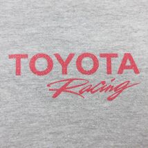 XL/古着 半袖 Tシャツ メンズ レーシングカー ワトキンスグレン トヨタ NASCAR 大きいサイズ コットン クルーネック グレー 霜降り 23a_画像3