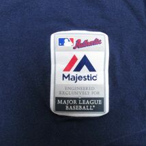 XL/古着 マジェスティック 半袖 Tシャツ メンズ MLB シカゴホワイトソックス コットン クルーネック 紺 ネイビー メジャーリーグ ベー_画像3