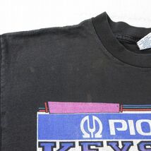 XL/古着 半袖 ビンテージ Tシャツ メンズ 90s レーシングカー パイオニア オーストーン コットン クルーネック 黒 ブラック 23jun14 中_画像5