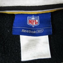 XL/古着 リーボック REEBOK 長袖 スウェット パーカー メンズ 00s NFL ピッツバーグスティーラーズ 刺繍 ツートンカラー 大きいサイズ_画像6