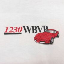 XL/古着 ジャージーズ 半袖 ビンテージ Tシャツ メンズ 90s WBVP 車 ホットロッド クラシックカー 大きいサイズ クルーネック 白 ホワ_画像3