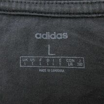 XL/古着 アディダス adidas 半袖 ブランド Tシャツ メンズ ビッグロゴ クルーネック 黒 ブラック 23mar16 中古_画像4