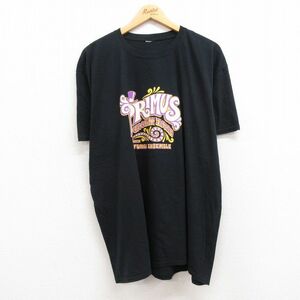 XL/古着 半袖 ロック バンド Tシャツ メンズ プライマス 大きいサイズ クルーネック 黒 ブラック 23jul07 中古