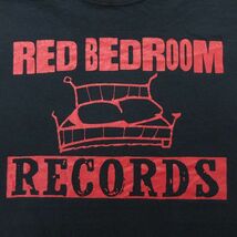 XL/古着 半袖 ロック バンド Tシャツ メンズ RED BEDROOM RECORDS 大きいサイズ コットン クルーネック 黒 ブラック 23jun21 中古_画像2
