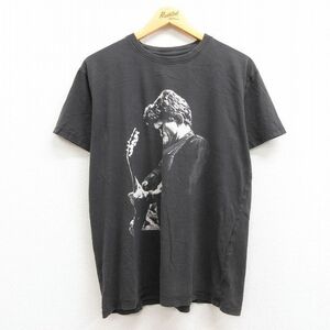 L/古着 半袖 ロック バンド Tシャツ メンズ ブレイクシェルトン クルーネック グレー 22may06 中古