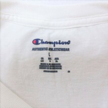 L/古着 チャンピオン Champion 半袖 ブランド Tシャツ メンズ ROLLINS TARS クルーネック 白 ホワイト 23jul27 中古_画像3