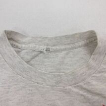 XL/古着 ビンテージ ノースリーブ Tシャツ メンズ 90s NHL デトロイトレッドウィングス クルーネック 薄グレー 霜降り アイスホッケー_画像5