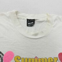 XL/古着 半袖 ビンテージ Tシャツ メンズ 90s Summer Oldies 人 風船 大きいサイズ クルーネック 白 ホワイト 23mar24 中古_画像4