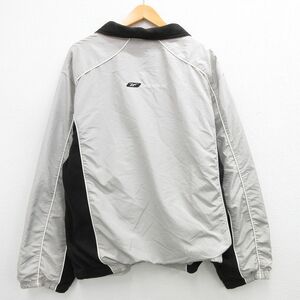 L/Используется Lee Bock Jacket Jacket Men's Men's Big Logo Grey и т. Д.