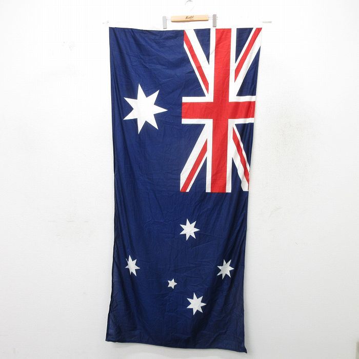 Used flag flag 00s Australia navy blue etc. navy 23jul11, handmade works, interior, miscellaneous goods, panel, tapestry