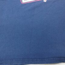 XL/古着 半袖 ビンテージ Tシャツ メンズ 90s MLB ニューヨークヤンキース アメリカンリーグ 大きいサイズ クルーネック 紺 ネイビー_画像6