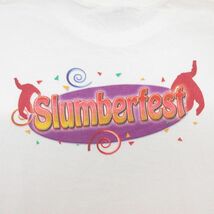 XL/古着 半袖 ビンテージ Tシャツ メンズ 00s Slumberfest コットン クルーネック 白 ホワイト 23jul14 中古_画像4